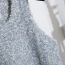 Design Luxury O Neck Sleeveless Knitted Sweater Vests for Women