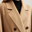 High Quality Luxury Double Faced Cashmere Trench Coats Winter Long 100% Real Goat Cashmere Coat Women With Belt