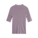 Half High Collar Knitwear Long Sleeve Knitted 100% Wool Pullover Sweater for Women