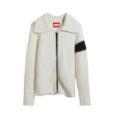 Winter Turn Down Collar Cropped Knitted Genuine Lamb Wool Fur Coat for Women