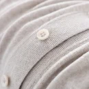 Summer Polo Short Sleeve Knitwear Women Silk Wool Knitted Vest