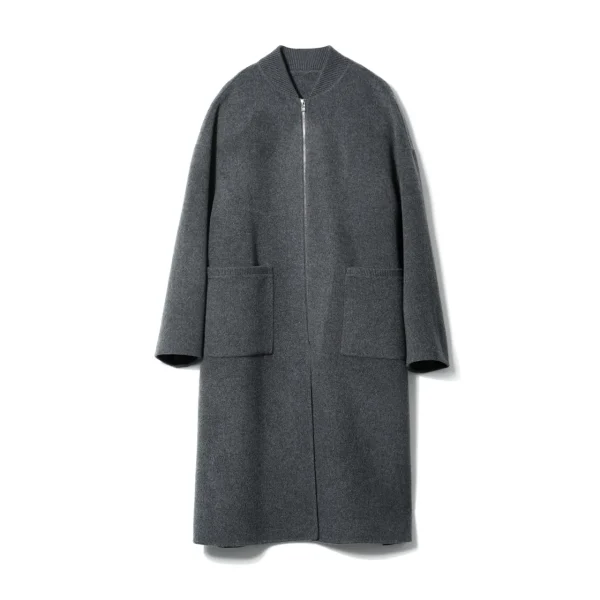 Winter Luxury Sheep Woolen Coat Double Faced Long 100% Genuine Wool Coats Women - Image 5