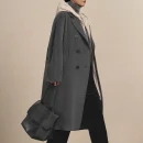 High Quality Luxury Cashmere Silk Coat Winter Warm Women Double Faced Long Wool Coat