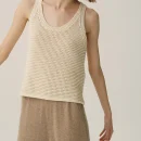 Summer Weave Camisole Crochet Tank Tops Women Hollow Out Knitted Cotton Vest