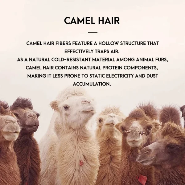 High End Single Faced Long Cashmere Coat Women Luxury 100% Camel Hair Coats With Belt - Image 4