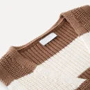 Size Striped Camisole V Neck Sweater Women Knitted Cotton Vest