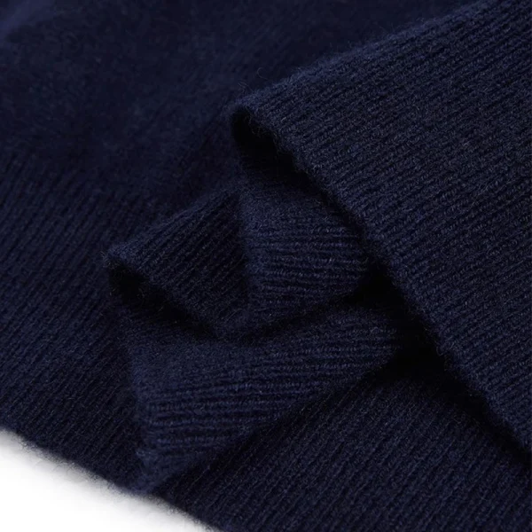 High Quality Knitted Polo Shirts Pullover Summer Short Sleeve Wool Cashmere Knitwear for Women - Image 4