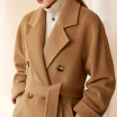 Winter Haute Couture Cashmere Coat Double-breasted Quality Goods Handmade Women s Wear Hot Sale  Jacket