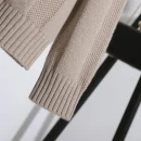 Cashmere Pullover Hoodie Winter Spring Women 100% Wool Knitted Sweater With Drawstring Hood