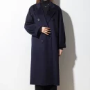Winter Peru  Quality Goods Cashmere Coat Women's Wool Blends Water Ripple New Design