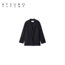 Women Loose Casual Lapel Woolen Coat Mid-length Warm Double-layer Cashmere Coat