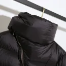 Luxury Scarf Collar Puffer Jacket Winter Warm 420g 90% White Duck Down Coats Women With Zippers