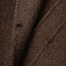 High Quality Real Camel Cashmere Coat Winter O Neck Long Genuine Wool Coats for Women