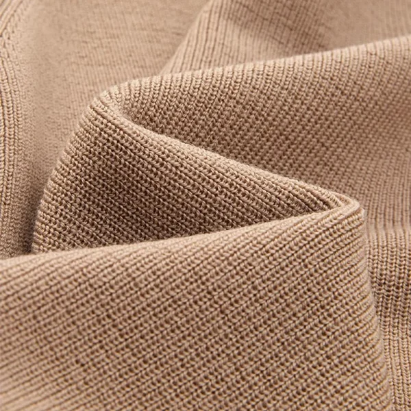 High Quality Two Way Zipper Knitwear Long Sleeve Knitted 100% Wool Cardigan for Women - Image 5