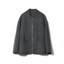 Winter Baseball Woolen Coat Women Short Double Faced 100% Wool Coat With Zipper