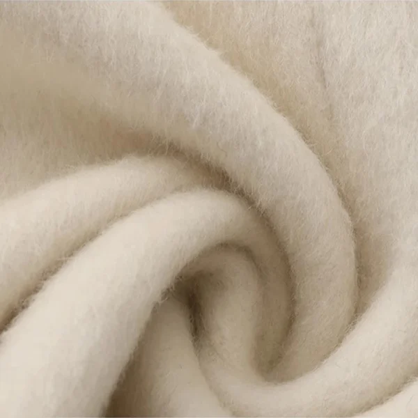 High End Double Faced Woolen Camel Hair Coat Winter Luxury Wool Coat for Women - Image 5