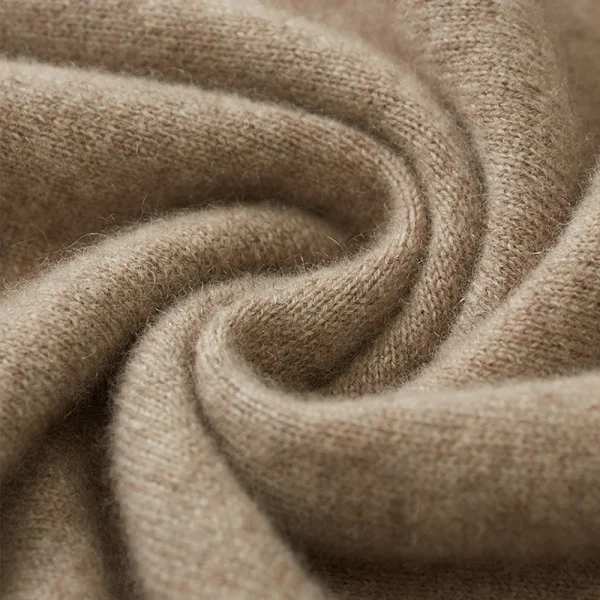 O Neck Wool Knitwear Winter Warm Knitted Wool Cashmere Sweaters for Women - Image 4