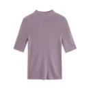 Half High Collar Knitwear Long Sleeve Knitted 100% Wool Pullover Sweater for Women