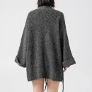 Knitted Cardigan Coat Winter Vintage Wool Cardigans Women With Belt