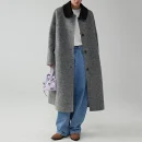 High Quality Winer Thick Alpaca Coat Single Breasted Long Cashmere Wool Coats for Women