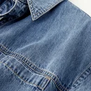 Summer Sleeveless Jean Tops Casual Cotton Denim Crop Vest for Women