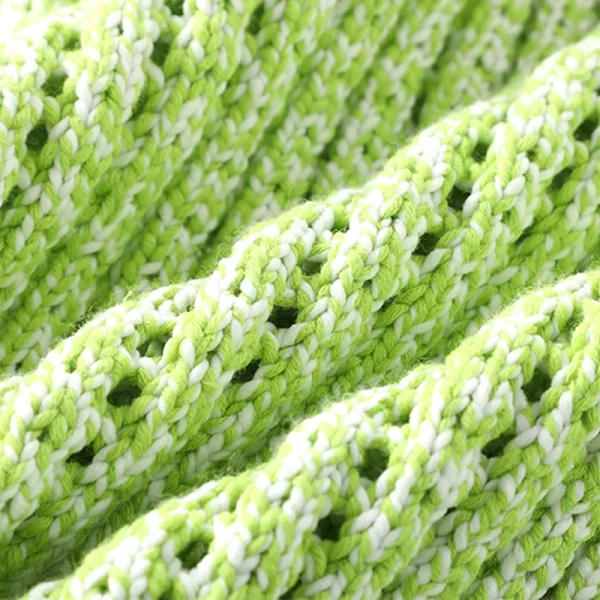 Spring Autumn Sleeveless Crochet Tank Tops Hollow Out Knitted Cotton Sweater Vest Women - Image 5