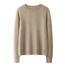 O Neck Wool Knitwear Winter Warm Knitted Wool Cashmere Sweaters for Women