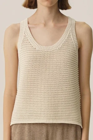 Summer Weave Camisole Crochet Tank Tops Women Hollow Out Knitted Cotton Vest