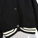 High Quality Winter Single Breasted Bomber Jacket Street Cropped Baseball Wool Coat Women