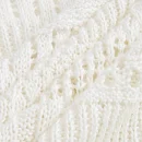 Hollow Out Long Sleeve Knitwear Single Breasted Knitted 100% Linen Cardigan for Women