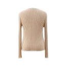 Long Sleeve Knitwear Sweater Single Breasted Knitted 100% Wool Cardigans for Women