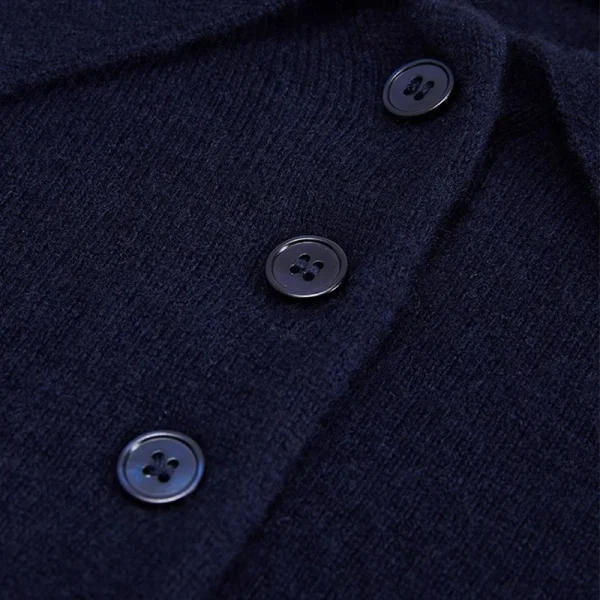 High Quality Knitted Polo Shirts Pullover Summer Short Sleeve Wool Cashmere Knitwear for Women - Image 3