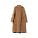 High Quality Long Teddy Coat Winter Real Alpaca Wool Coat for Women