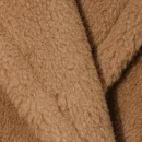 High Quality Long Teddy Coat Winter Real Alpaca Wool Coat for Women