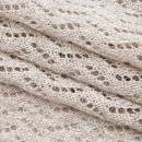 Summer Knitwear Waistcoat V Neck Sleeveless Hollow Out Knitted 100% Linen Vest for Women