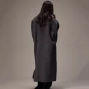 Winter Double Faced Long Woolen Coat Luxury Double Breasted Camel Hair Wool Trench Coats Women with Belt