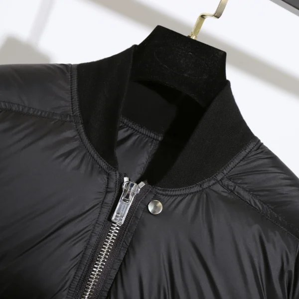 New Fashion Black Short Puffer Coats Women 350g 90% White Duck Down Coats for Winter - Image 3