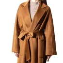 Winter Ladies Cashmere Coat European commuter Quality Goods Water Ripple Coat Hand Sewn