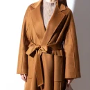 Winter Ladies Cashmere Coat European commuter Quality Goods Water Ripple Coat Hand Sewn