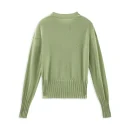 Breathable Knitwear Single Breasted 100% Wool Knitted Cardigan for Women