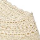Hollow Out Single Breasted Knitwear Summer V Neck Short Sleeve 100% Cotton Knitted Cardigans for Women